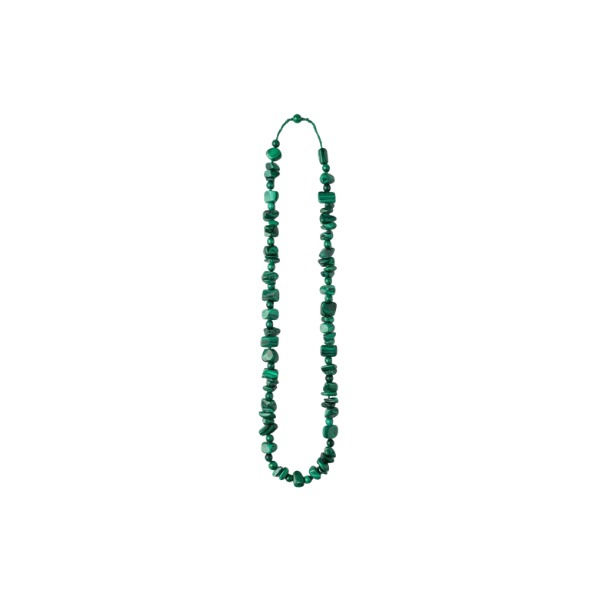 Malachite Stone Beaded Necklace — African Handcrafted Jewellery